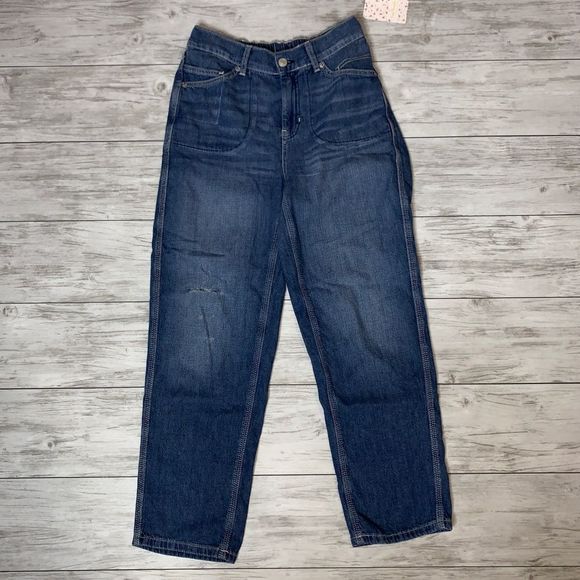 Free People Relaxed Fit Jeans Size XS NWT - Picture 1 of 7